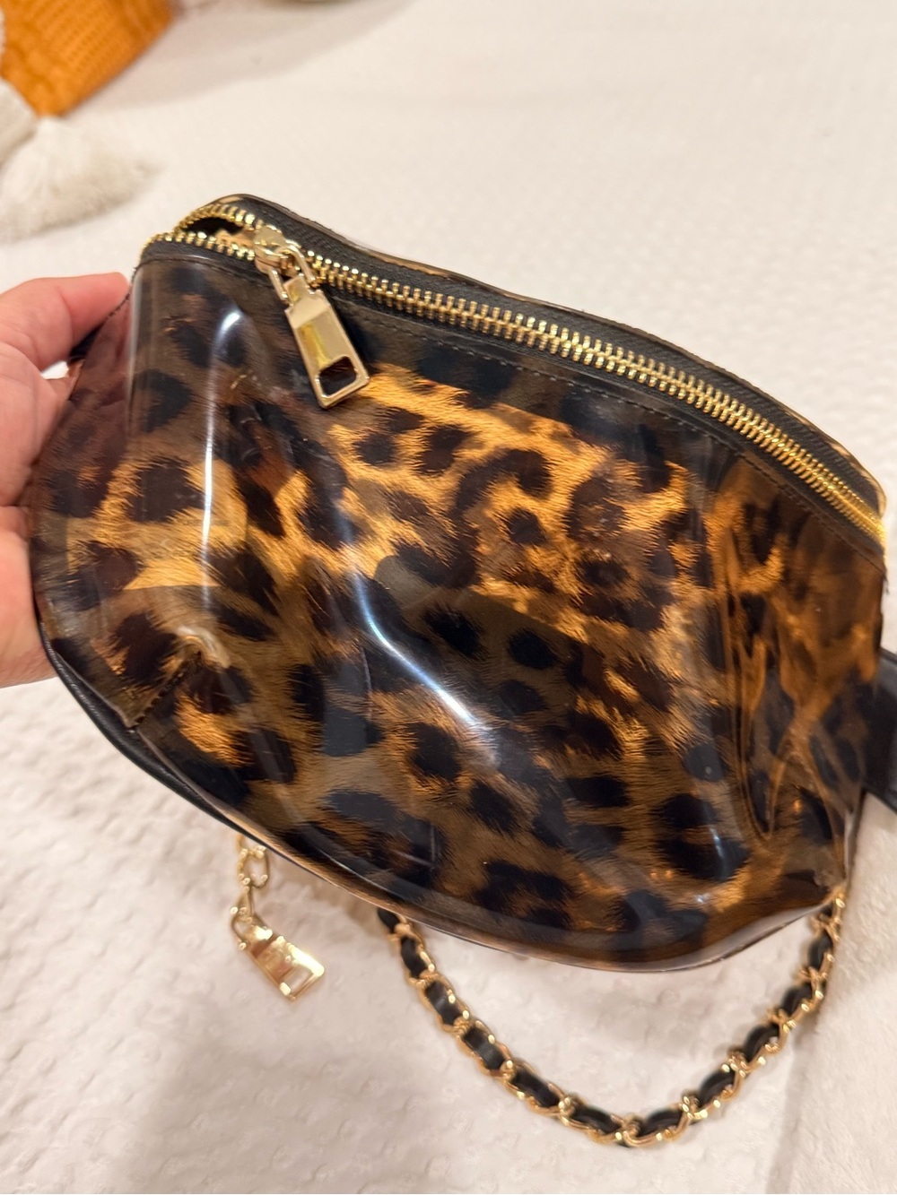 Steve Madden  Fanny pack vinyl leopard print